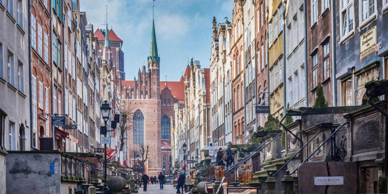 Apartament Gdansk Przy Sercu Starowki Calkowicie Nowy 2021, Beautiful Apartment In The Old Town Bulit 2021 Kültér fotó